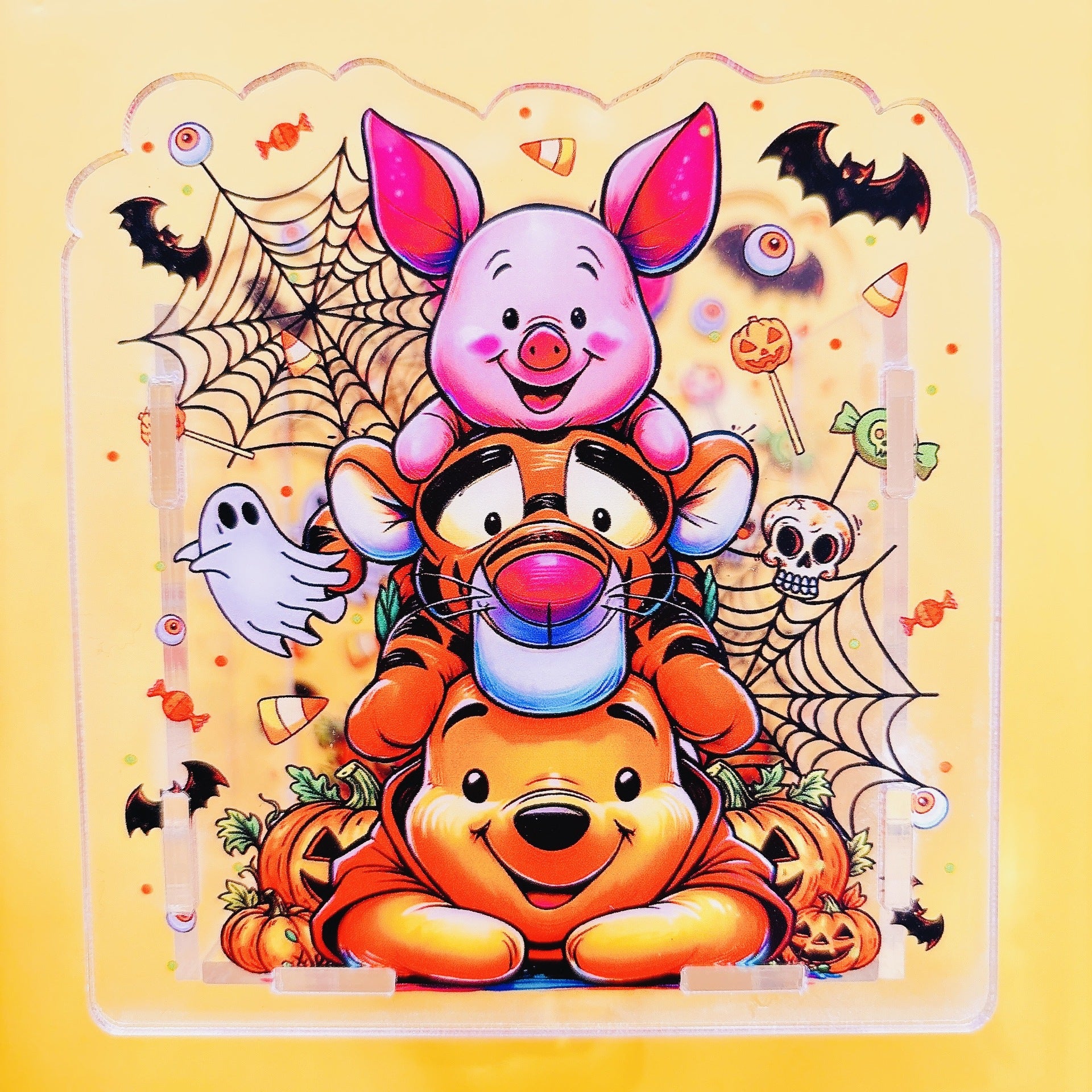 Wholesale 10cm acrylic pen holder pen box stationery storage